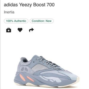 Adidas Yeezy Boost 700 “Inertia” shoes - Size 10